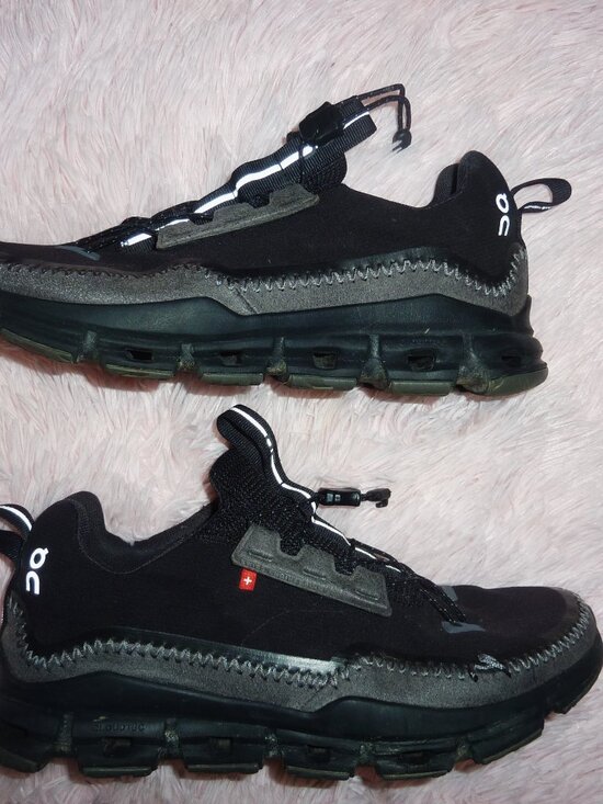 Exc. Condition On Cloud Tech Black Men\'s Sneakers Shoes Hiking Running 7.5 main image 8